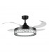 Ventilador Black Aqua DC 36W 2800Lm 4 Aspas Negro CCT