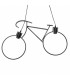 Lámpara de techo Bicycle Vintage 2xE27 IP20 Negro.