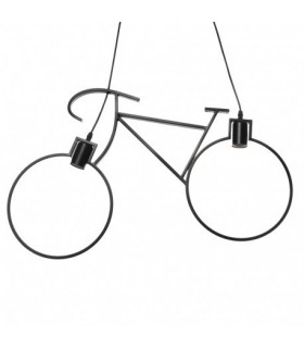 Lámpara de techo Bicycle Vintage 2xE27 IP20 Negro.