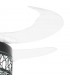 Ventilador Black Aqua DC 36W 2800Lm 4 Aspas Negro CCT