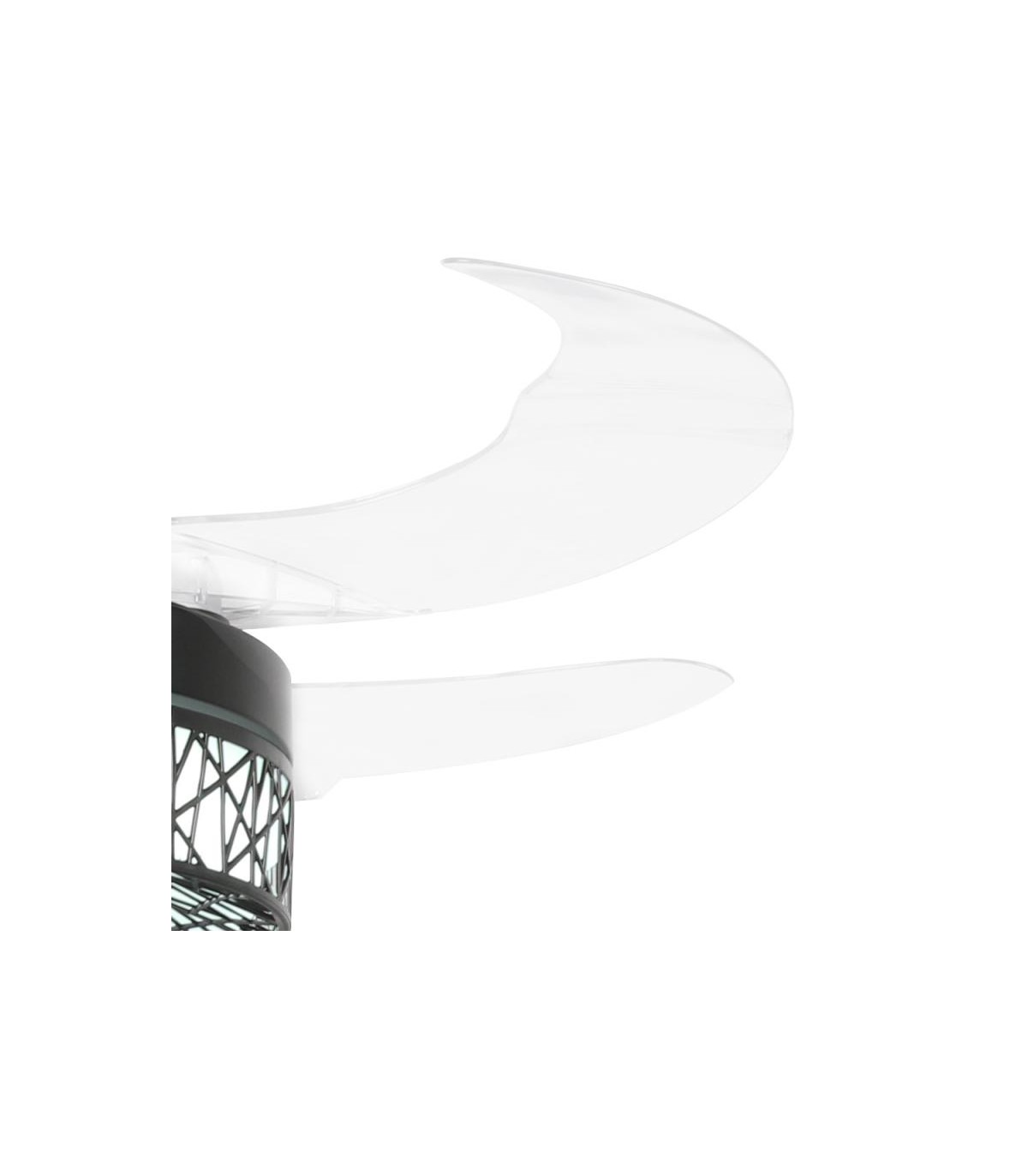 Ventilador Black Aqua DC 36W 2800Lm 4 Aspas Negro CCT