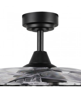 Ventilador Black Aqua DC 36W 2800Lm 4 Aspas Negro CCT