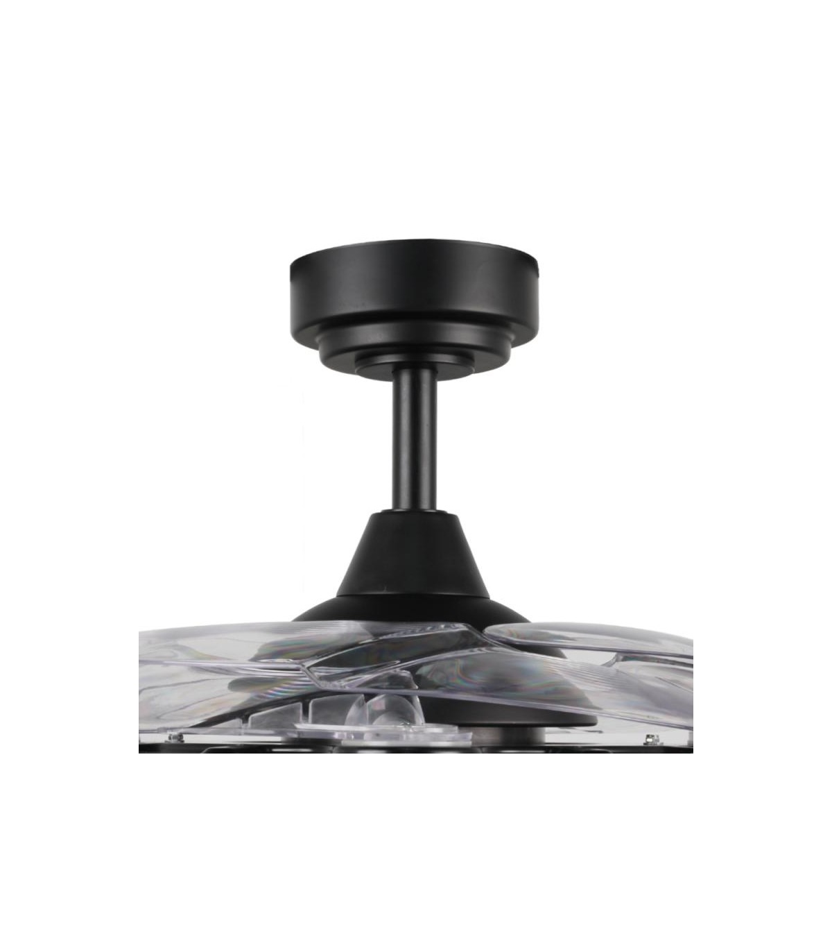 Ventilador Black Aqua DC 36W 2800Lm 4 Aspas Negro CCT