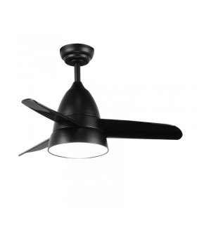 Ventilador Black Silence DC 24W 2500Lm 3 Aspas Negro CCT
