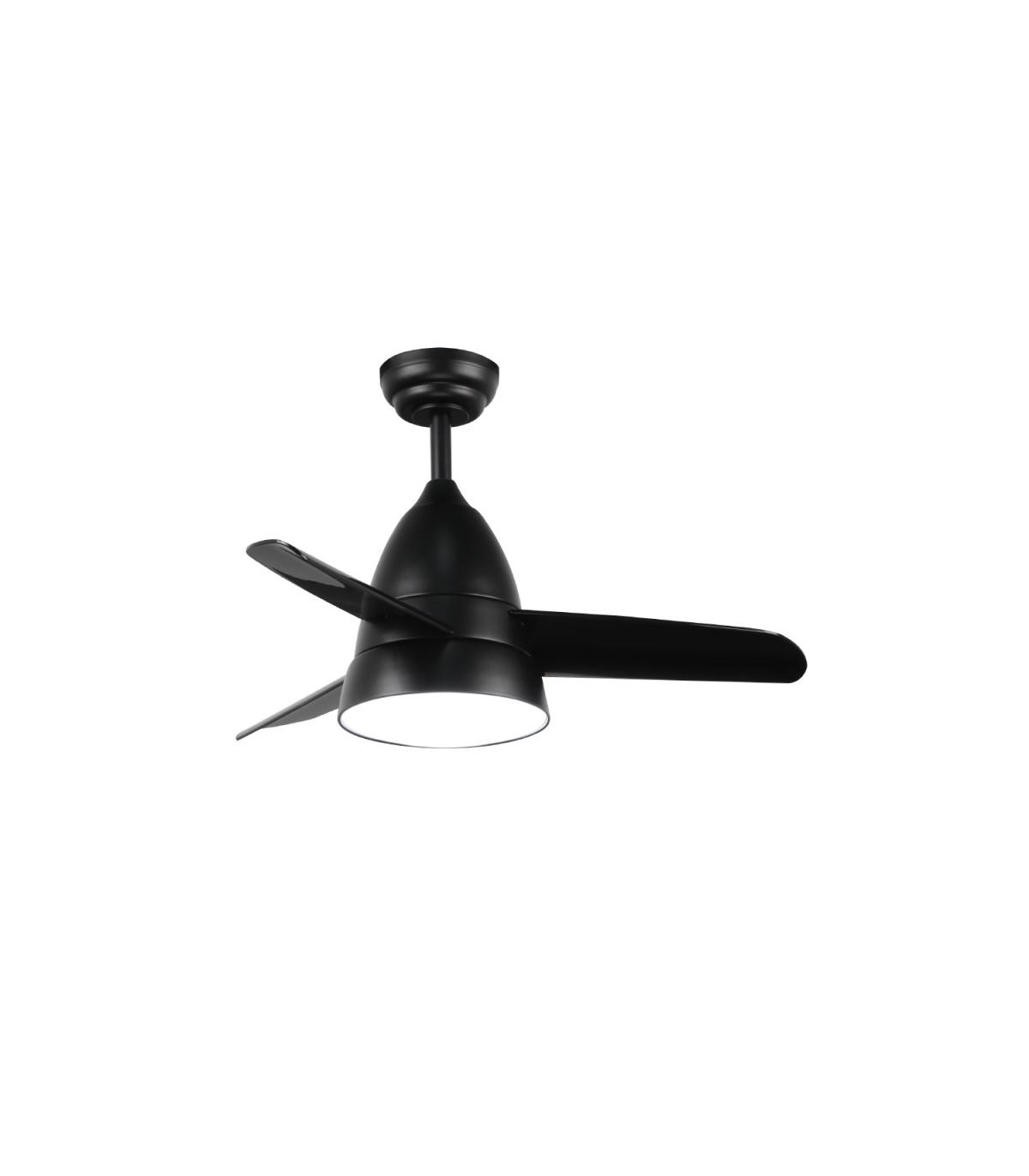 Ventilador Black Silence DC 24W 2500Lm 3 Aspas Negro CCT
