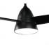 Ventilador Black Silence DC 24W 2500Lm 3 Aspas Negro CCT