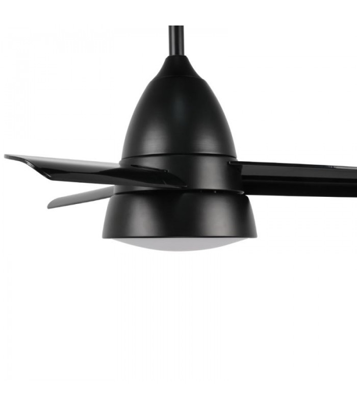 Ventilador Black Silence DC 24W 2500Lm 3 Aspas Negro CCT