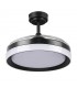 Ventilador Black Yeray DC 36W 2800Lm 4 Aspas Negro CCT