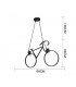 Lámpara de techo Bicycle Vintage 2xE27 IP20 Negro.
