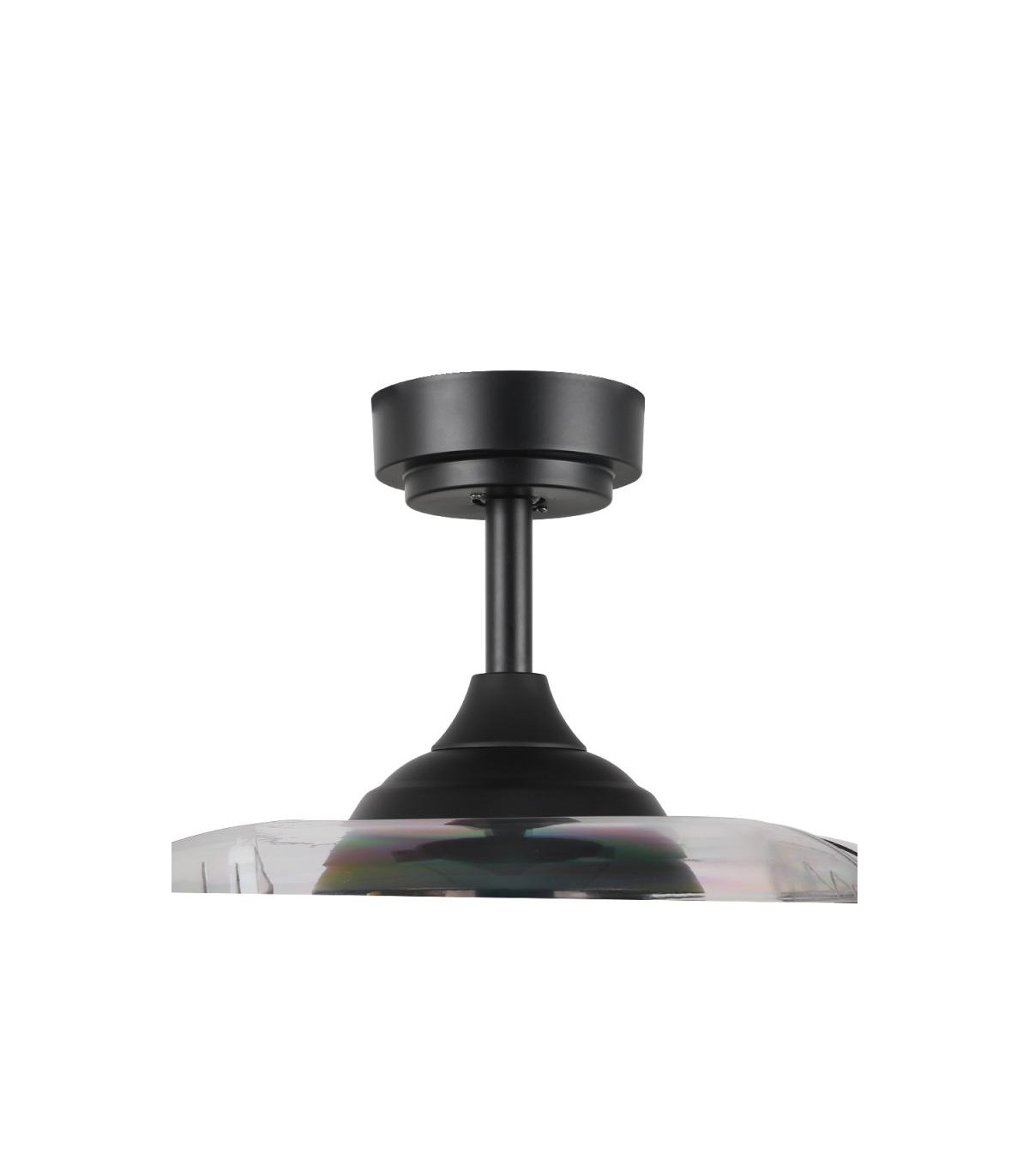 Ventilador Black Yeray DC 36W 2800Lm 4 Aspas Negro CCT