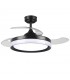 Ventilador Black Yeray DC 36W 2800Lm 4 Aspas Negro CCT