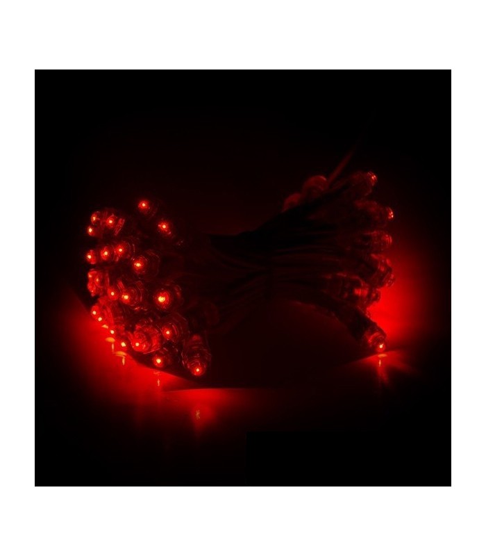 Pixel Led Rojo 9mm 0.1W 2LM 5V Epistar IP68 (Cadena 50 Uds.)