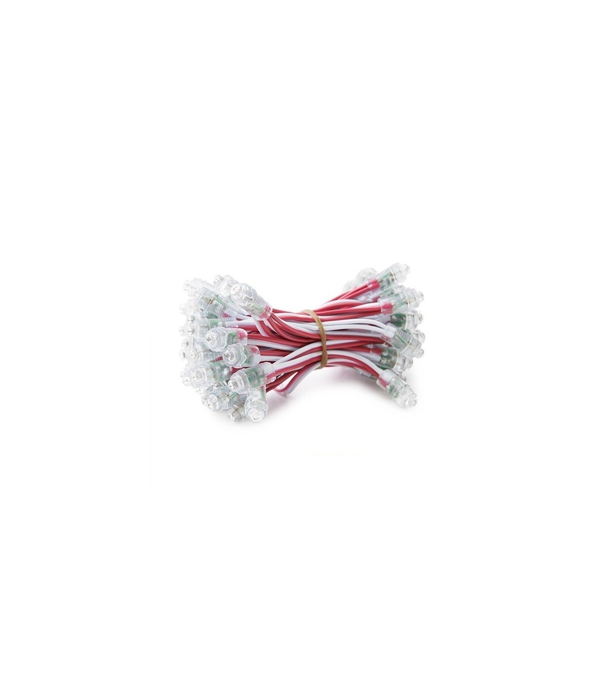 Pixel Led Rosa 9mm 0.1W 2LM 5V Epistar IP68 (Cadena 50 Uds.)