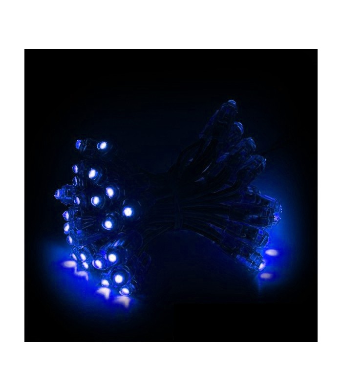 Pixel Led Azul 9mm 0.1W 2LM 5V Epistar IP68 (Cadena 50 Uds.)