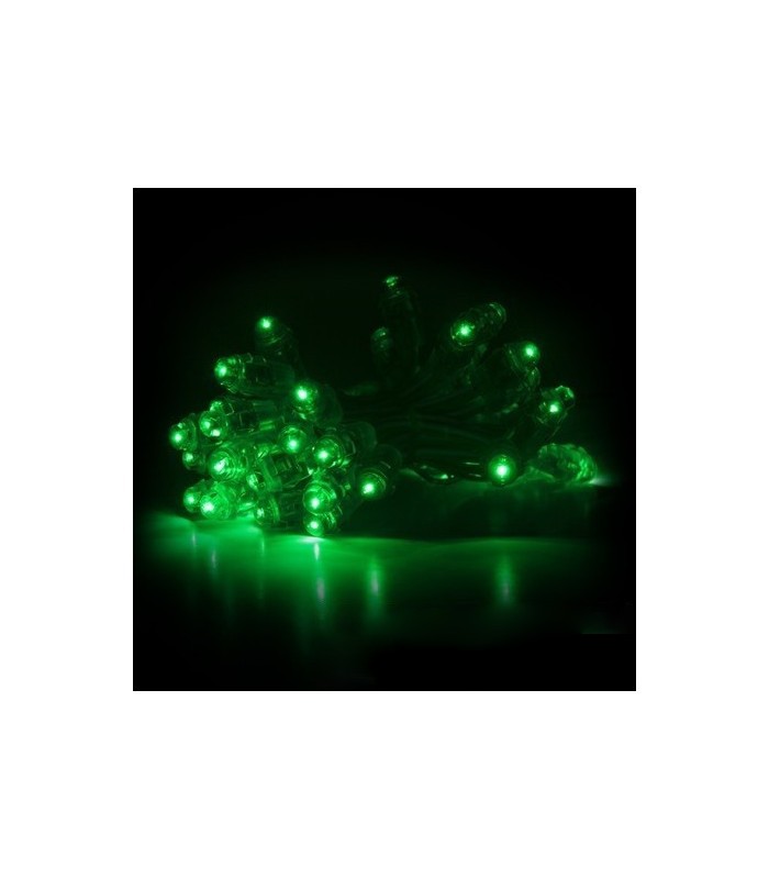 Pixel Led Verde 12mm 0.1W 2LM 5V Epistar IP68 (Cadena 50 Uds.)