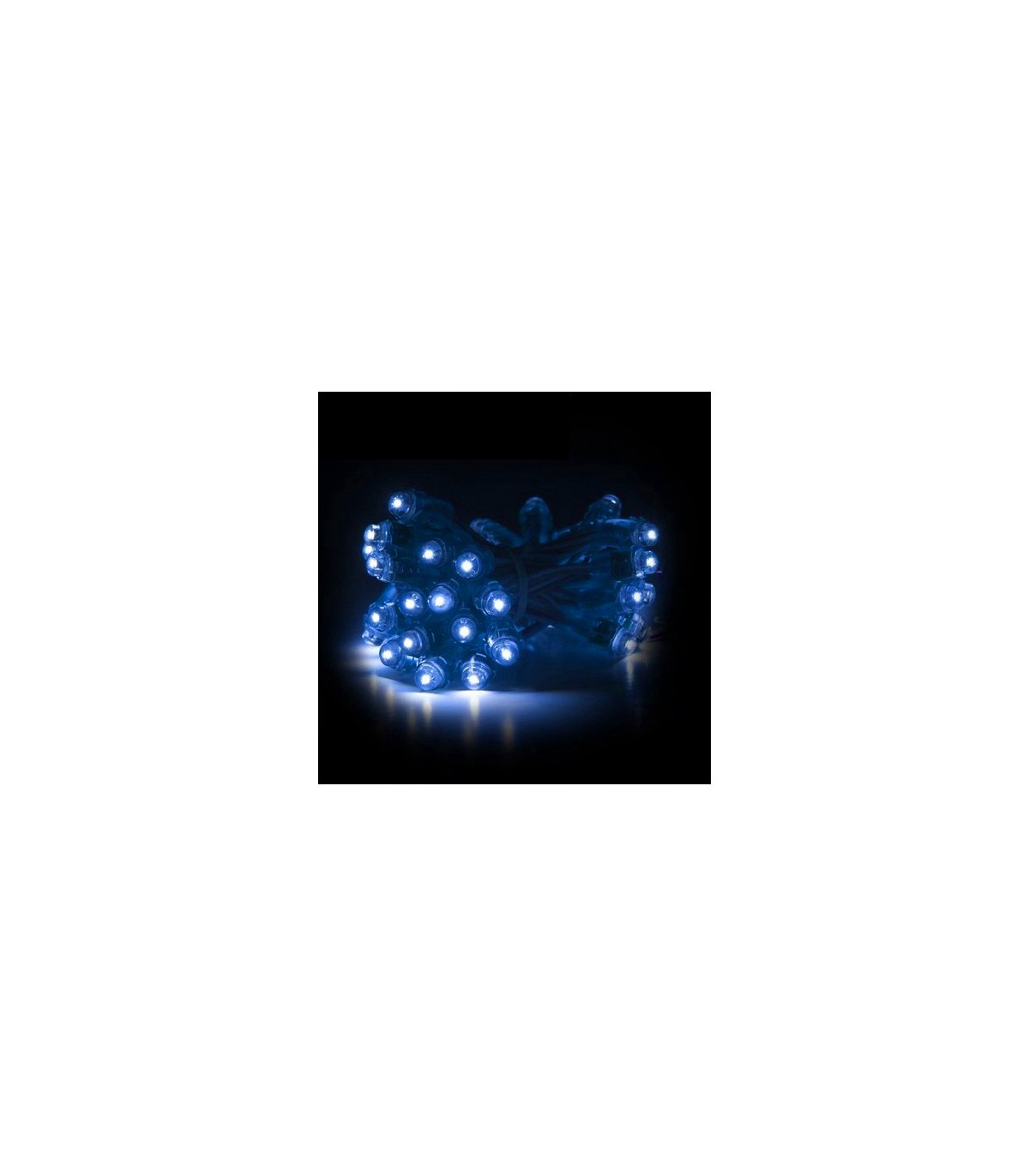 Pixel Led Azul 12mm 0.1W 2LM 5V Epistar IP68 (Cadena 50 Uds.)