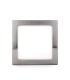 Plafón Led Superficie 12W 960LM IP44 Cuadrado Níquel