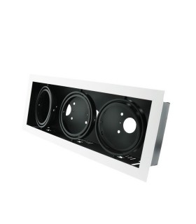 Aro Cardan Triple Para Bombilla Led AR111