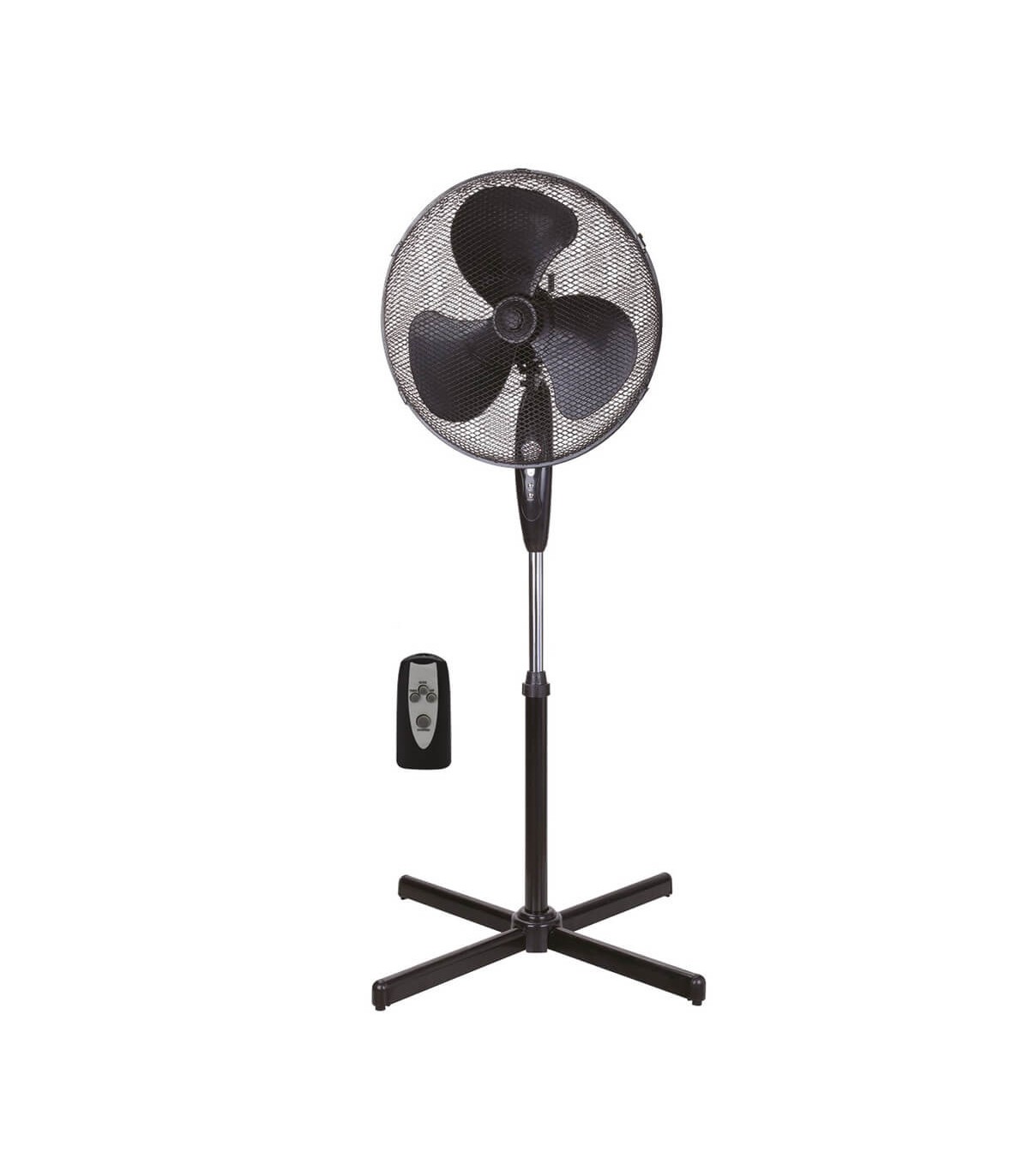 Ventilador De Pie 45W 43cm Negro