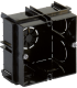 Caja de mecanismos de empotrar 1 elemento 65x65x40mm Universal Enlazable