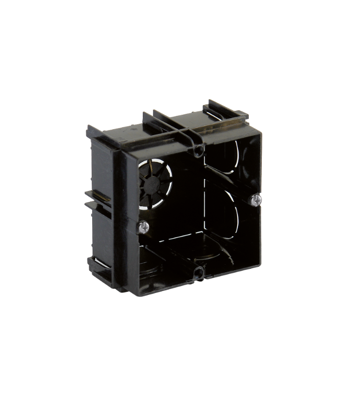Caja de mecanismos de empotrar 1 elemento 65x65x40mm Universal Enlazable