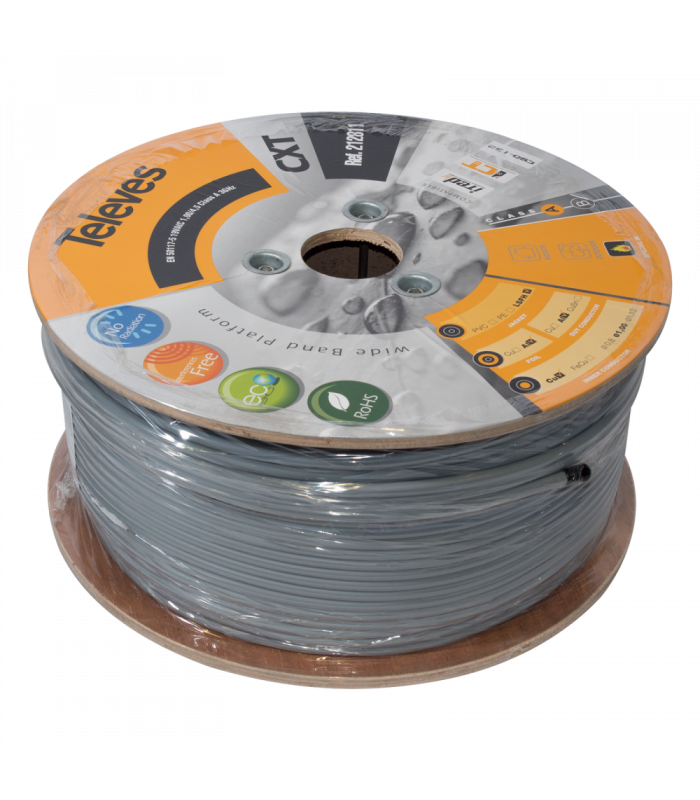 Cable Coaxial CXT PVC 19VAtC Blanco -Metro-