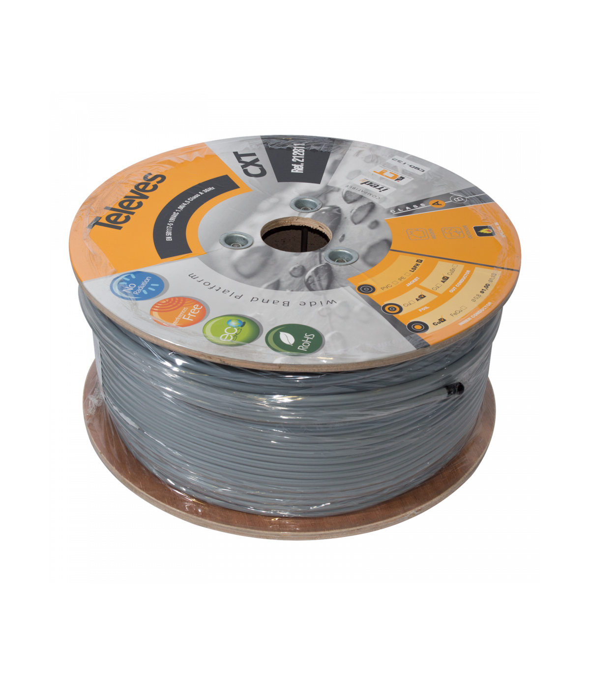 Cable Coaxial CXT PVC 19VAtC Blanco -Metro-