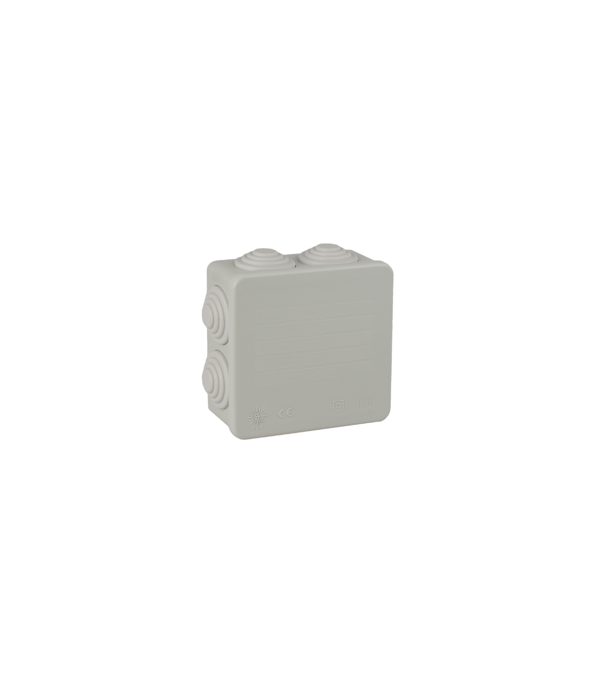 Caja Estanca Conos Cuadrada 80x80x35mm