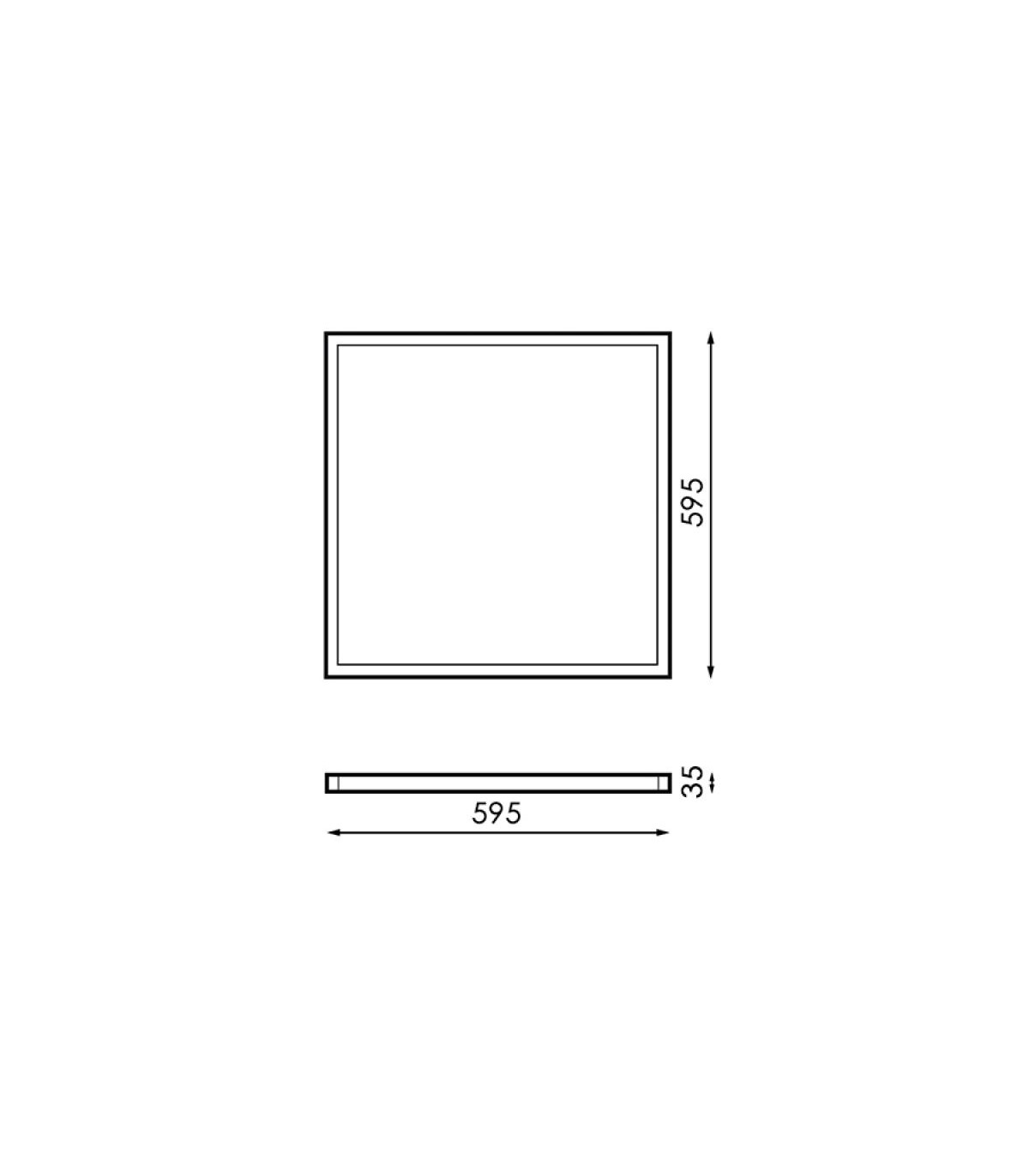 Panel Led TRIELLE PHILIPS 42W 4200Lm 60x60cm IP40