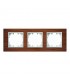 Marco Triple Madera Serie FM