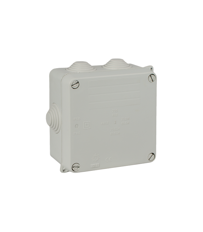 Caja Estanca Conos Cuadrada 100x100x60mm