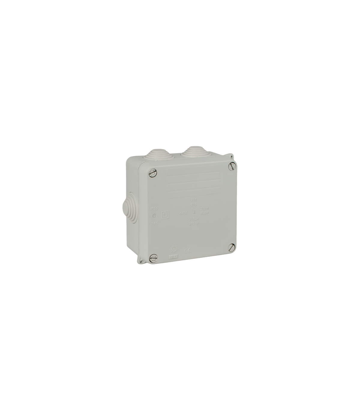 Caja Estanca Conos Cuadrada 100x100x60mm