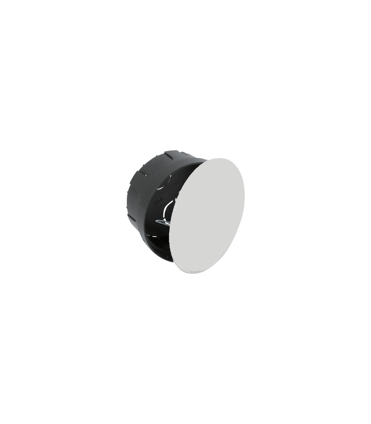 Caja Empotrar Redonda Ø80x40mm Garra Metálica