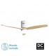 Ventilador de Techo AGUILON DC Blanco 20W 2450LM 3 Aspas Haya CCT