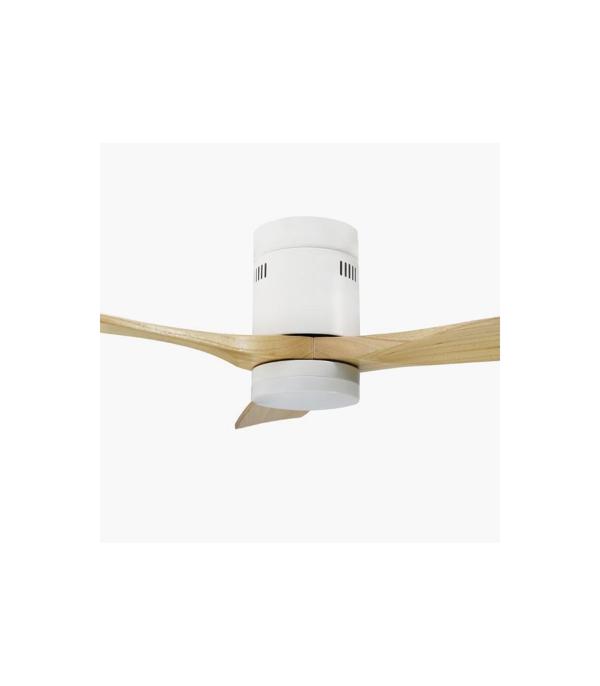 Ventilador White Energy DC Blanco 18W 1500Lm 3 Aspas Haya CCT
