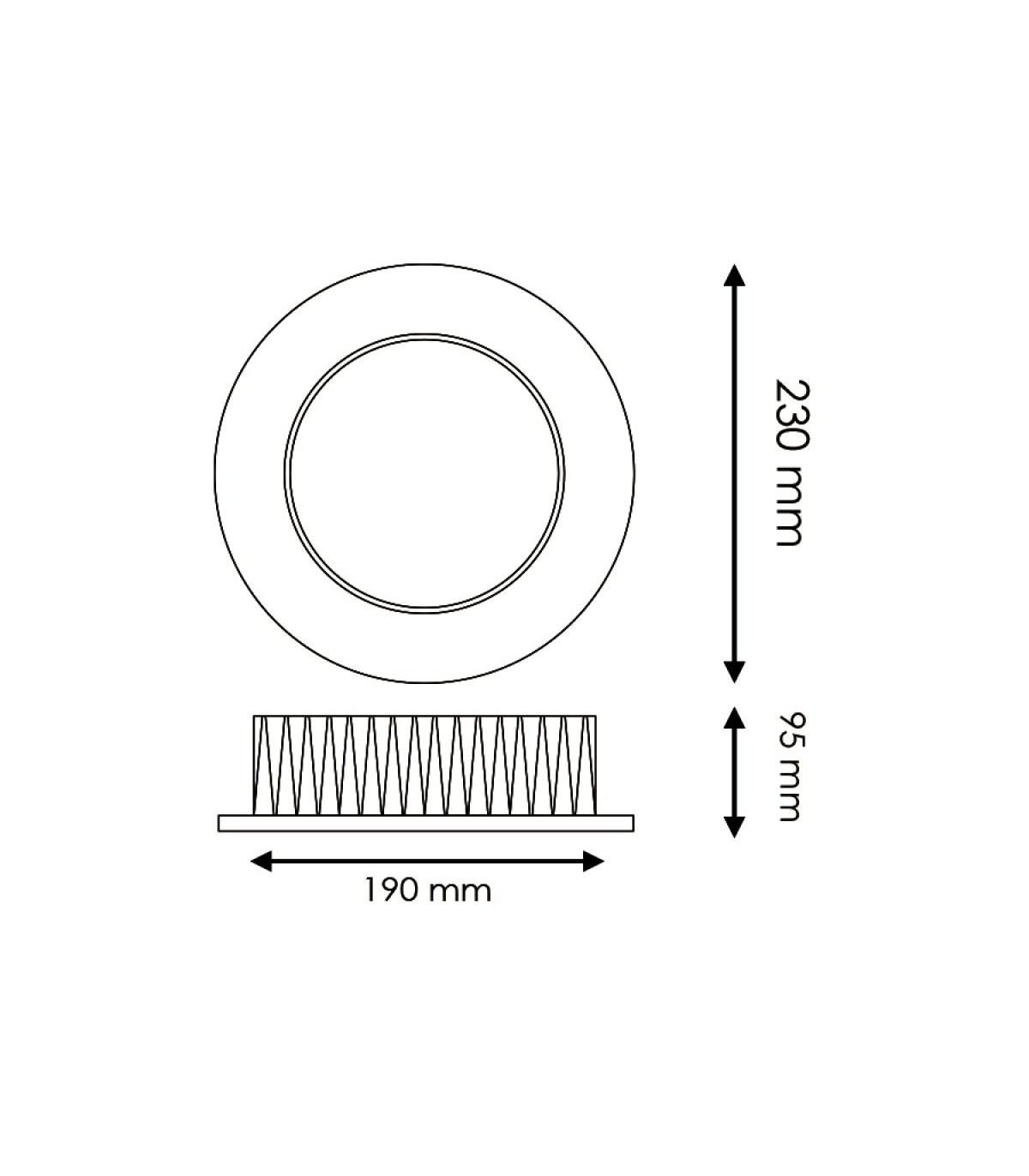 Downlight Led LIFUD 50W 5500Lm 60º UGR17