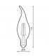 Bombilla Filamento Vela Viento 4W 350Lm 330º E14 Serie Vintage