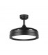 Ventilador Black Yeray II DC 36W 2800Lm 4 Aspas Negro CCT