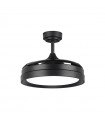 Ventilador Black Yeray II DC 36W 2800Lm 4 Aspas Negro CCT