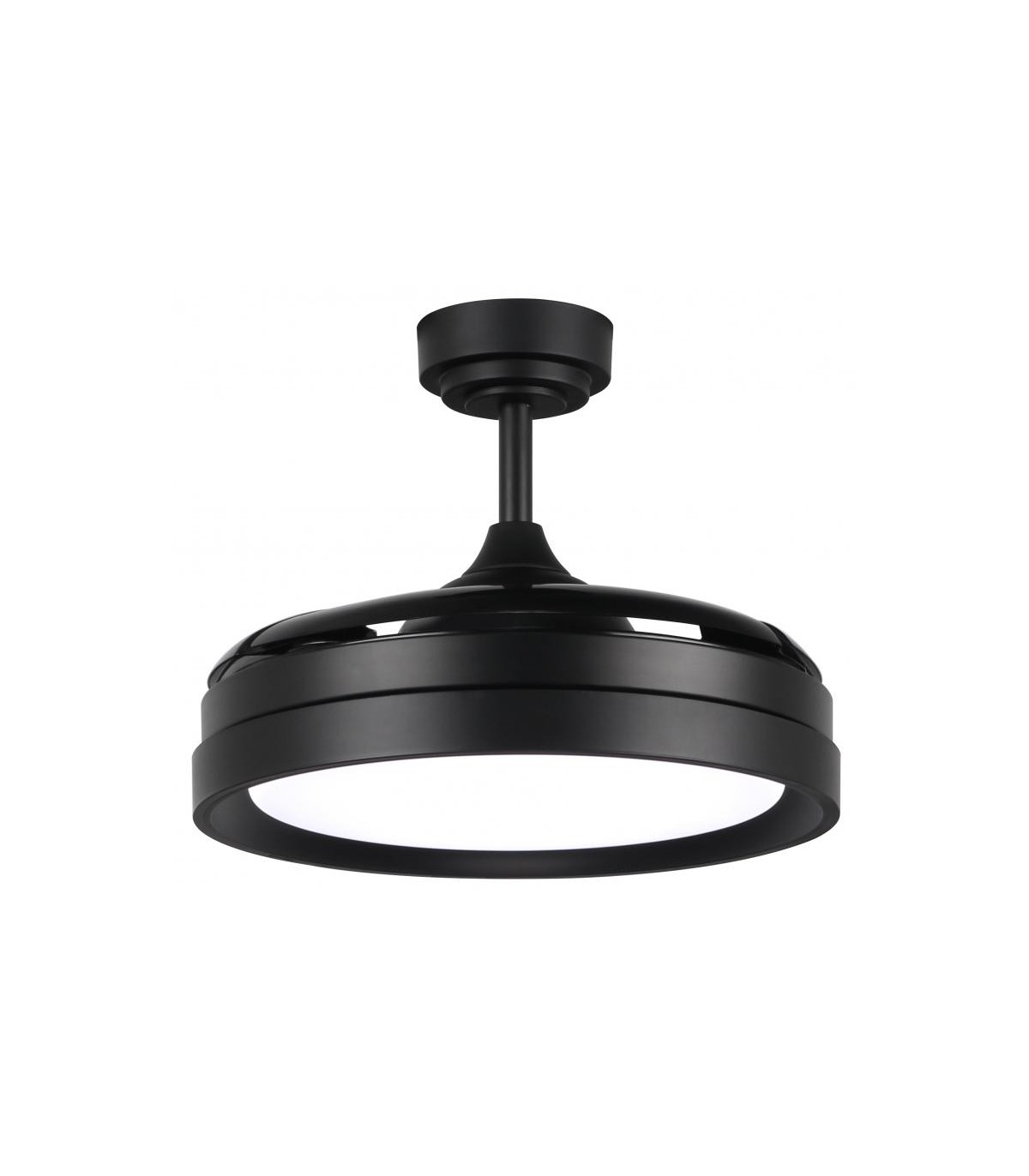 Ventilador Black Yeray II DC 36W 2800Lm 4 Aspas Negro CCT