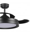 Ventilador Black Yeray II DC 36W 2800Lm 4 Aspas Negro CCT