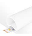 Funda de Silicona Cilindre 20X20 Para Tiras Led -20 Metros-
