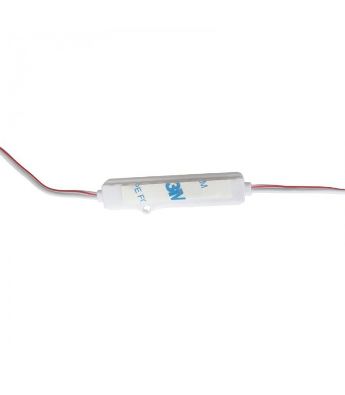 Cadena 20 Módulos 3 Led 1.2W 135Lm 160º 12VDC IP68