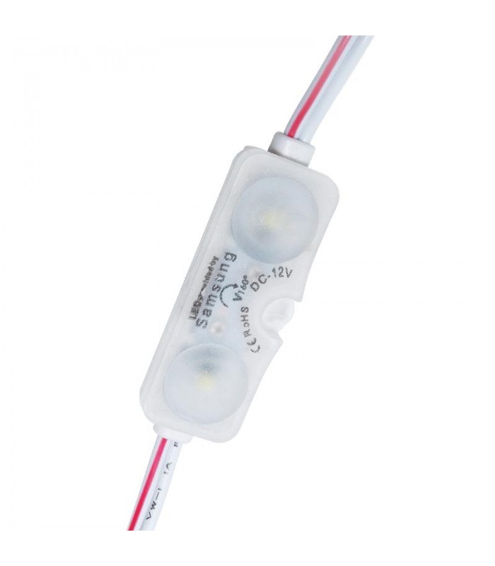 Cadena 20 Módulos 2 Led 1W 90Lm 160º 12VDC IP68