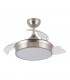 Ventilador de techo Messe APP DC 72W 3360Lm Niquel 4 Aspas CCT