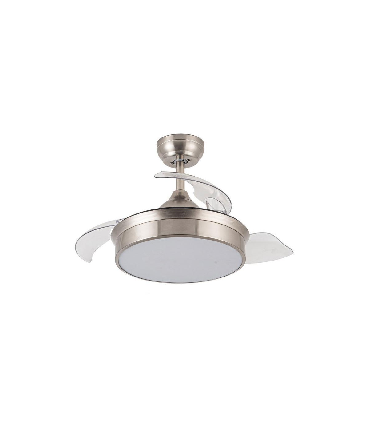 Ventilador de techo Messe APP DC 72W 3360Lm Niquel 4 Aspas CCT