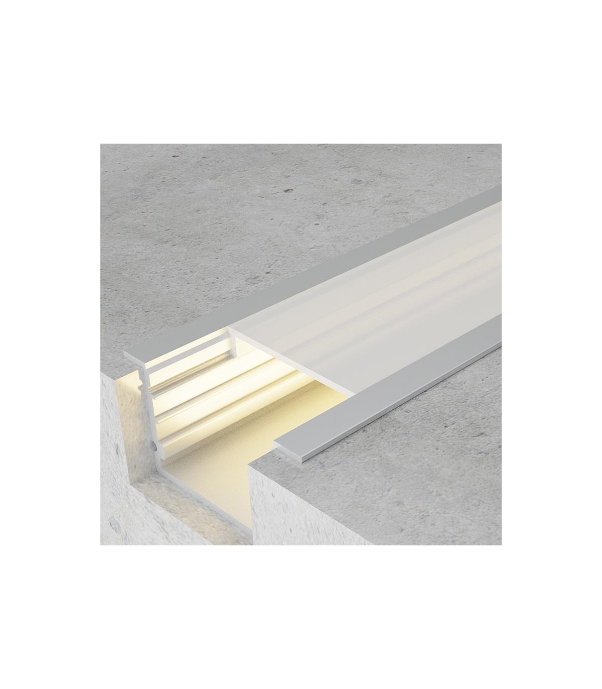 Perfil Aluminio OREB Empotrar -2 Metros-