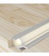 Perfil Aluminio MYGH Empotrado Armarios -2 Metros-