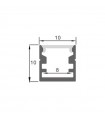 Perfil Aluminio NANO Superficie -2 Metros-