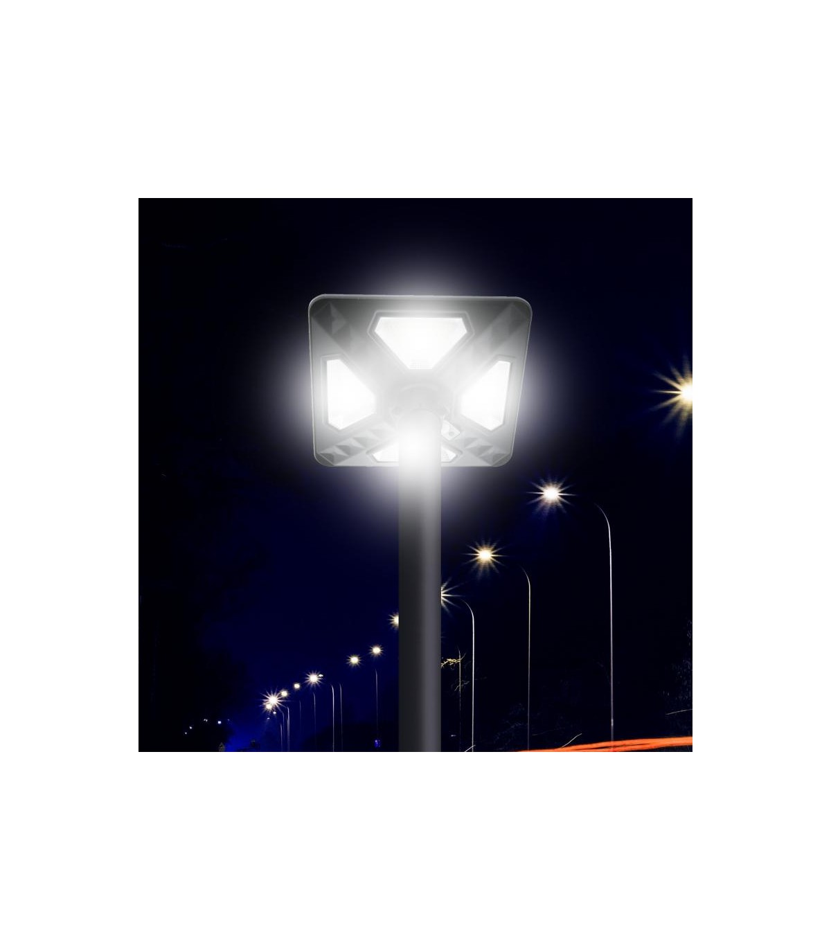 Farola Led Solar KAIN 80W/18W 1800Lm IP65